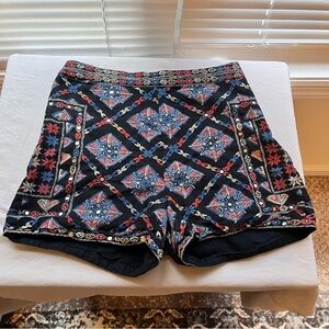Hollister women’s cotton patterned sequins accent shorts women’s 0 Y2K